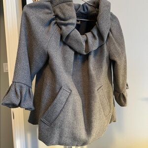 MARC JACOBS GREY PONCHO XS PULLOVER